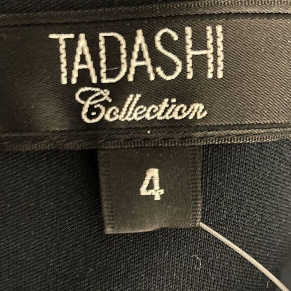 Tadashi Collection XS VTG 4 Tan Black Velvet Leopard Gown Dress Strapless Prom - Picture 9 of 9